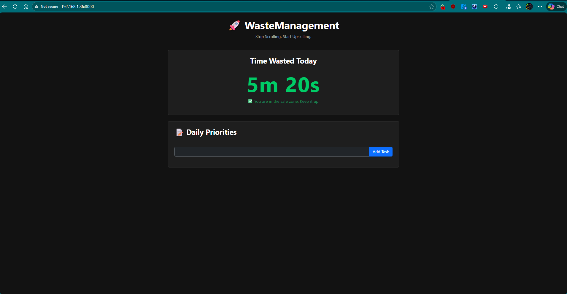 Focus Dashboard